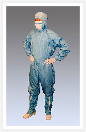 Cleanroom Products (COVERALL(ONE-PIECE TYP... Made in Korea